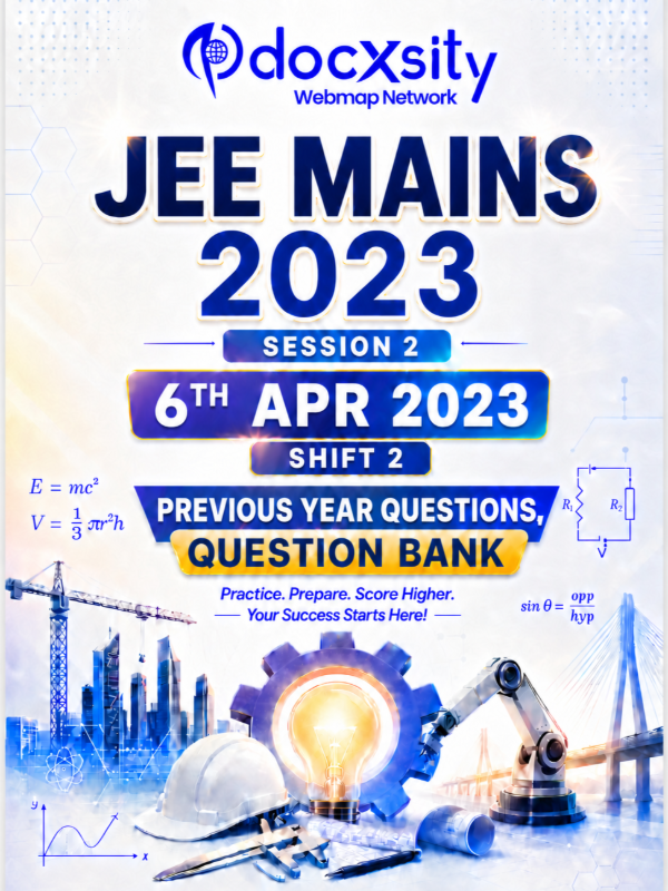 JEE Mains 2023 (Session 2) | 6 Apr, 2023 (Shift 2) | PYQ & Question Bank