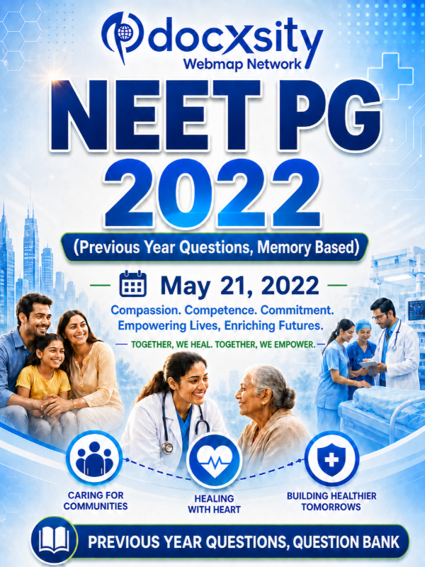 NEET PG 2022 | 21 May, 2022 | PYQ (Memory Based) & Question Bank