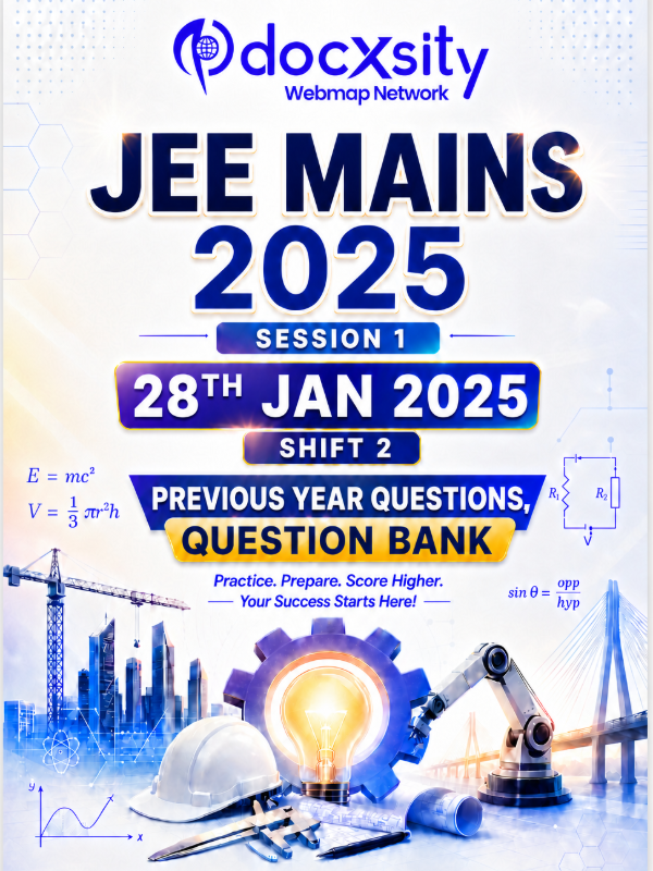 JEE Mains 2025 (Session 1) | 28 Jan, 2025 (Shift 2) | PYQ & Question Bank
