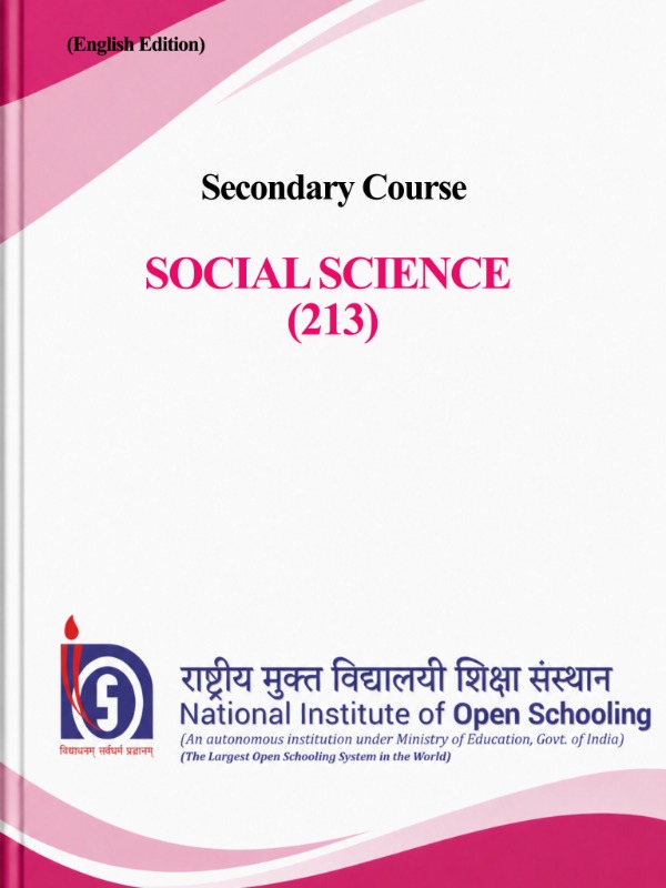 Social Science (213) | Secondary Course | English