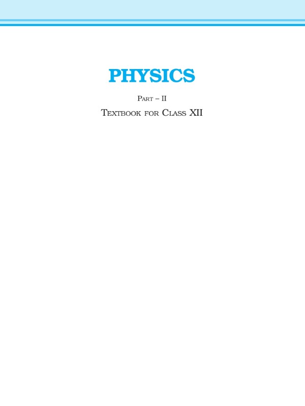 Physics (Part-2) | Class 12 (English)