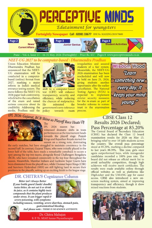 Volume 6 - Issue 15 | 16-31 May, 2026